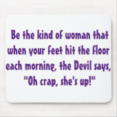 bE tHAT wOMAN マウスパッド (正面)