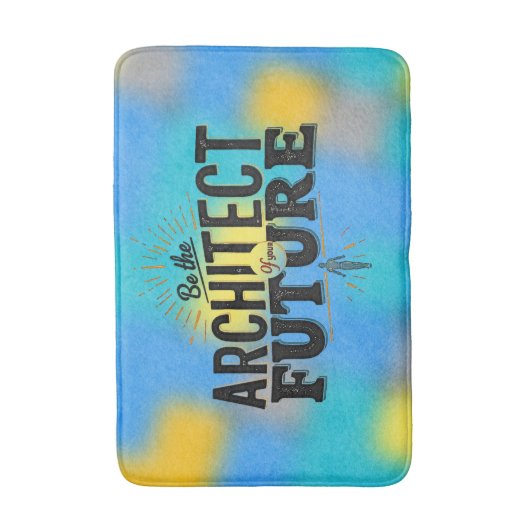 Be the Architect of Your Future バスマット (正面縦)