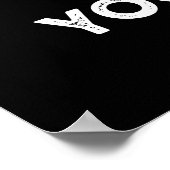 Be The Baste You Can おもしろい Turkey Pun Dark BG ポスター (角)