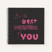 Be The Best Version Of You Cute Cat Notebook ノートブック (正面)
