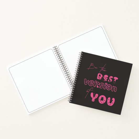 Be The Best Version Of You Cute Cat Notebook ノートブック (内部)