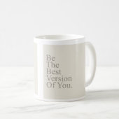 Be the Best Version of You – Motivational Coffee M コーヒーマグカップ (正面右)