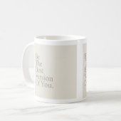 Be the Best Version of You – Motivational Coffee M コーヒーマグカップ (正面左)