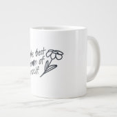 Be the Best Version of Yourself Motivational  ジャンボコーヒーマグカップ (正面右)