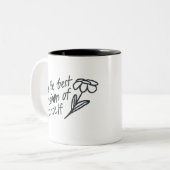 Be the Best Version of Yourself Motivational  ツートーンマグカップ (正面左)