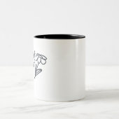 Be the Best Version of Yourself Motivational  ツートーンマグカップ (中央)