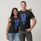Be The Blue Light  Proud Foster Care Awareness Mon Tシャツ (ユニセックス)