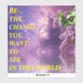 BE THE CHANGE シール (シート)