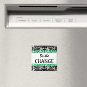 Be The Change 3ワード引用文 マグネット (インサイチュ (食洗機))