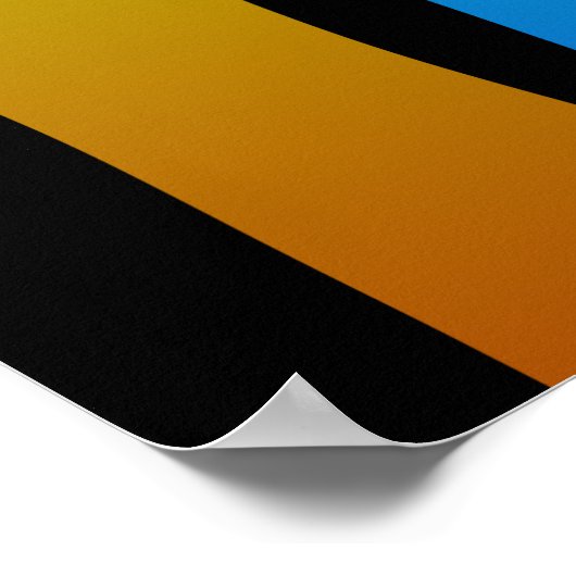 Be the Change | Peace Sign ポスター (角)