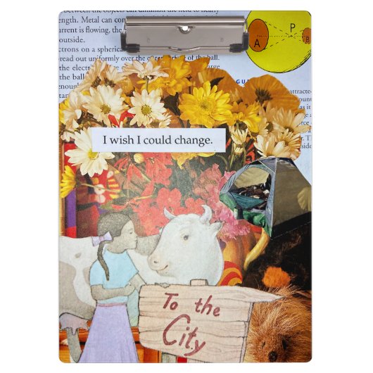 Be The Change You Want To See Artistic Commentary クリップボード (正面)