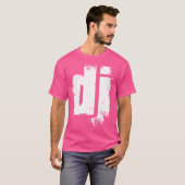 Be The Disk Jockey - スタイリッシュ Dj Tシャツ (正面フル)