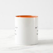 Be The Energy Typography Modern Two-Tone Mug ツートーンマグカップ (中央)