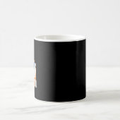 Be The Exceptionかわいいラマおもしろいホワイト&オレンジ コーヒーマグカップ (中央)
