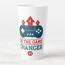 Be the game changer #1 Gaming  カフェラテマグ