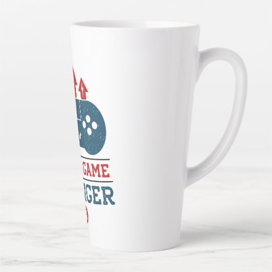 Be the game changer #1 Gaming  カフェラテマグ (右)
