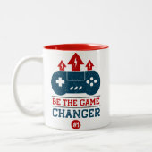 Be the game changer #1 Gaming  ツートーンマグカップ (左)