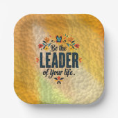Be the leader of your life ペーパープレート (正面)