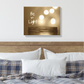 Be the Light引用文 キャンバスプリント (インサイチュ (寝室))