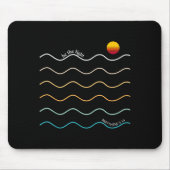 Be The Light Boho Christian Bible Verse Worship Ch マウスパッド (正面)