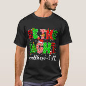 Be The Light Christian Christmas Pjs Xmas Men Wome Tシャツ (正面)
