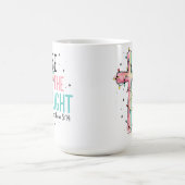 Be the Light Christian Cross Christmas コーヒーマグカップ (中央)