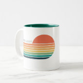 Be the Light God Mug、レトロ信仰Mug、クリスチャン ツートーンマグカップ (正面左)