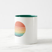 Be the Light God Mug、レトロ信仰Mug、クリスチャン ツートーンマグカップ (中央)