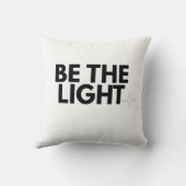 Be the Light - Matthew 5:14 Christian Aesthetic Sh クッション (裏面)
