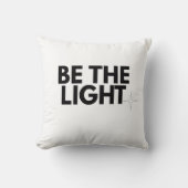 Be the Light - Matthew 5:14 Christian Aesthetic Sh クッション (正面)
