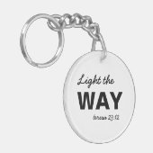 Be the Light | Matthew 5:14 Christian Keychain キーホルダー (正面左)