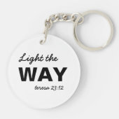 Be the Light | Matthew 5:14 Christian Keychain キーホルダー (裏面)