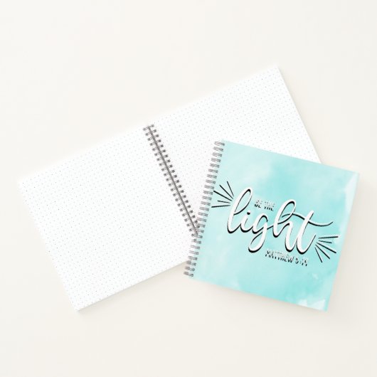 Be the Light Matthew 5:14 Journal ノートブック (内部)