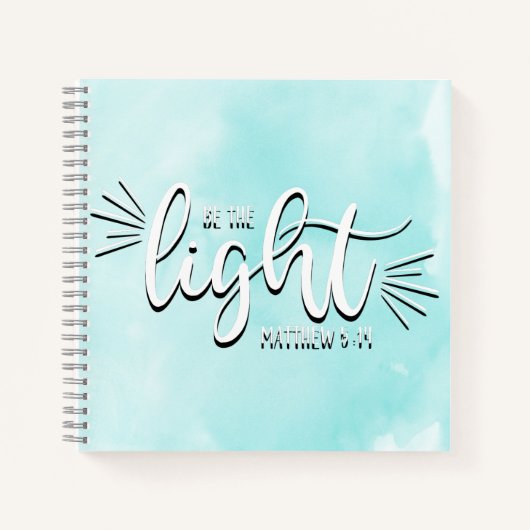 Be the Light Matthew 5:14 Journal ノートブック (正面)
