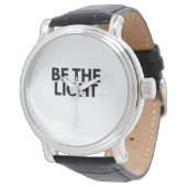 Be the Light - Minimalist Christian Wrist Watch 腕時計 (アングル)