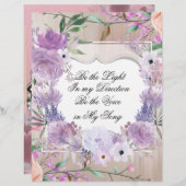 Be The Light Watercolerフローラ固定ワラール (正面/裏面)