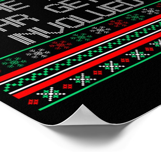 Be The Reason Hr Gets Involved Office Ugly Christm ポスター (角)