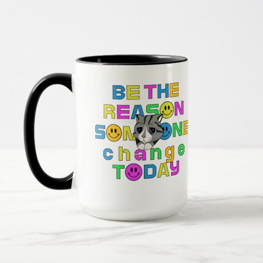 be the reason someone change today tea mug マグカップ (左)