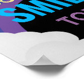 Be the reason why someone smiles today classroom ポスター (角)