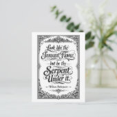 "Be the Serpent" Shakespeare ポストカード (スタンド正面)