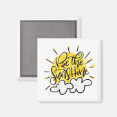 Be the Sunshine、手で手紙 マグネット (正面/裏面)