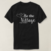 Be the Village #SupportAdoption Adoption Rocks  Tシャツ (デザイン正面)