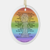 Be Transparent セラミックオーナメント (右)