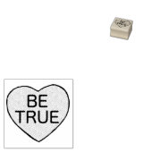 BE TRUE Candy会話ハートバレンタインデー ラバースタンプ (押印)