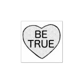 BE TRUE Candy会話ハートバレンタインデー ラバースタンプ (インプリント)