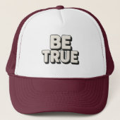 Be True Message  キャップ (正面)