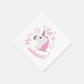 Be Unicorns （絵文字） スタンダードカクテルナプキン (角)
