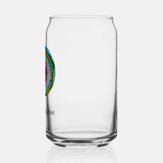 Be uplifted mantra with prayer portal  ガラス缶 (右)