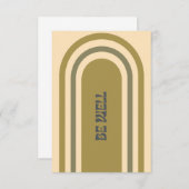 Be Well Notecards – 地球 サンキューカード (正面/裏面)