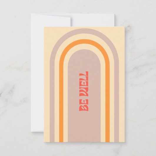 Be Well Notecards - Flora サンキューカード (正面)